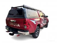 Кунг коммерческий металлический без остекления для Toyota Hilux Revo 2015+ (сталь)